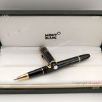 NEW UPGRADED Mont Blanc Copy Pens Meisterstuck 145 Classique Gold Trim Rollerball Pen